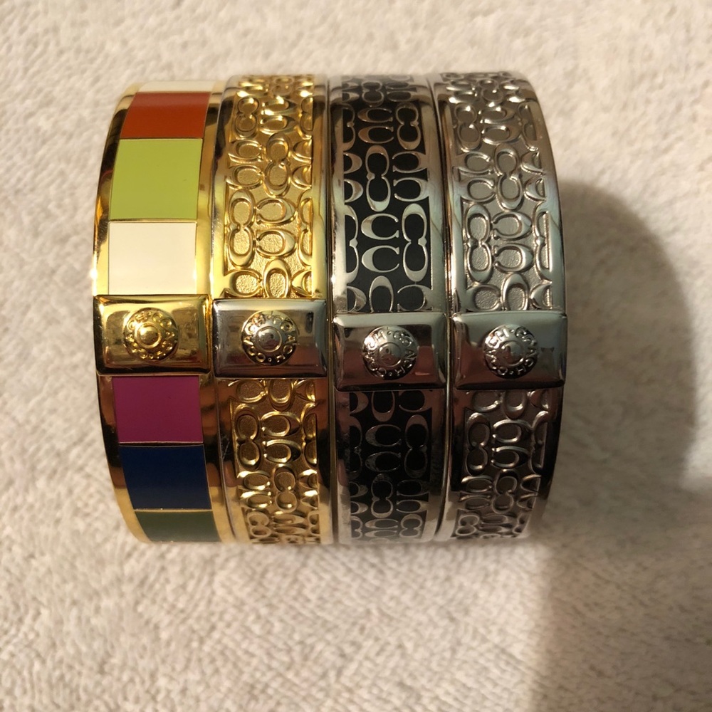 Coach Bangles (sold individually). Authentic.